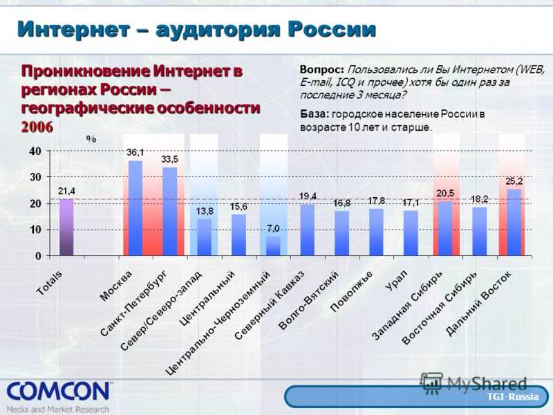 Интернет-аудитория России - статистика и особенности
